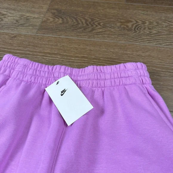 Nike Girls Loose Fit Sweatpants Size L Rush Fuchsia Back to School NWT Fleece - Picture 9 of 14